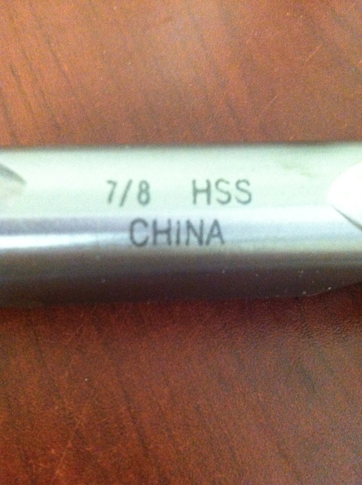 Interstate #1079-0056 7/8" x 7/8" x 1-7/8" x 6-1/8" 4F HSS RH Double End Mills