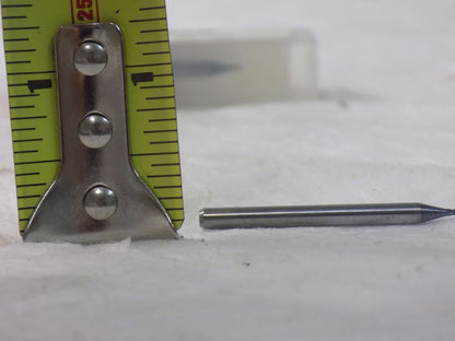 Accupro Solid Carbide Square End Mill 0.04" Diam 0.06" LOC 4FL Qty. 6
