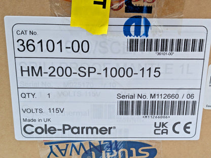Cole-Parmer Flask/Funnel Heating Mantle 115V HM-200-SP-1000-115 36101-00