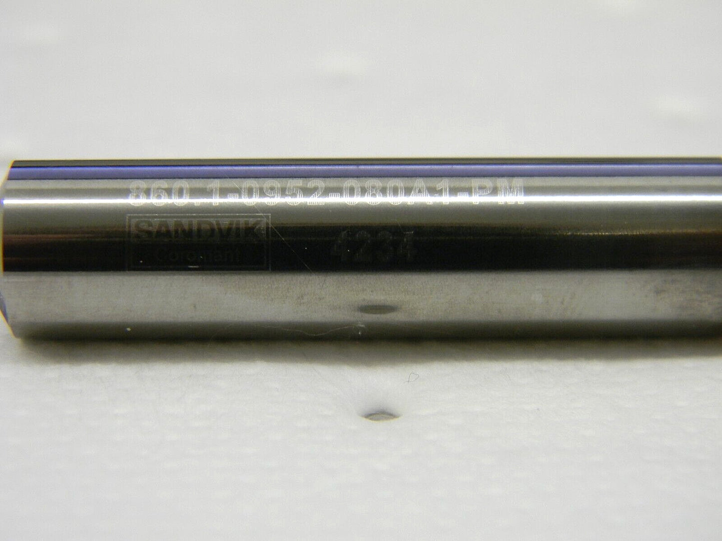 SANDVIK COROMANT Solid Carbide Jobber Length Drill Bit 0.578" Dia, 144 °6040573