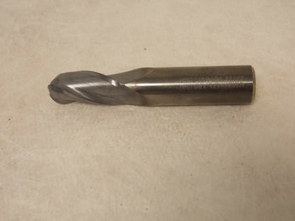 Niagara Solid Carbide Ball End Mill 11/16" Diam 1-3/8" LOC 3 FL N86068