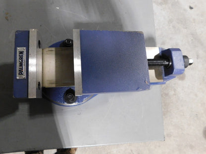 PALMGREN Machine Vise:Swivel 6"Jaw Width 6"Opening INCOMPLETE/DAMAGED 9626603