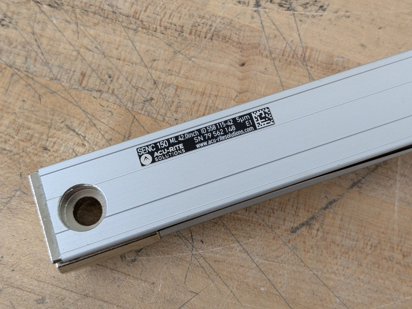 AcuRite Linear Scale DRO 42"/1050mm Readable Length 5µm Resolution 558115-42