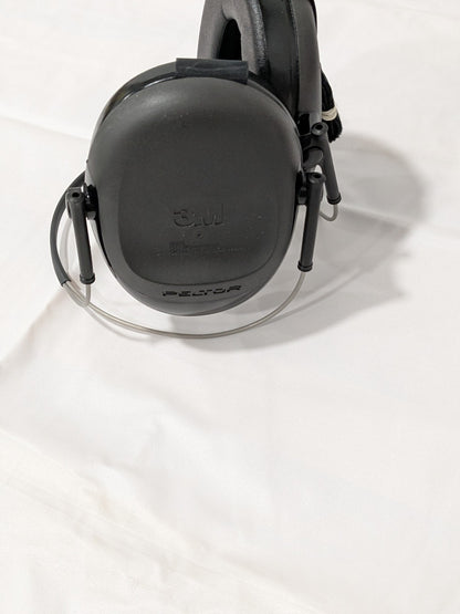 3M Peltor Earmuffs: Listen-Only Earmuffs, Behind Neck, Black H505B