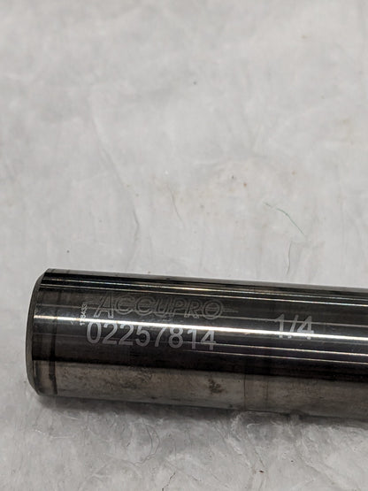 ACCUPRO Tapered End Mill 10 ° per Side, 1/4" Small Dia,1-1/4" LOC, 3 F