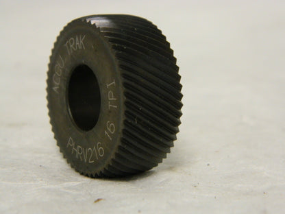PRO RH Knurl Wheel 1-1/4" Diam 90° Tooth Angle 16 TPI Convex PHRV216FNC