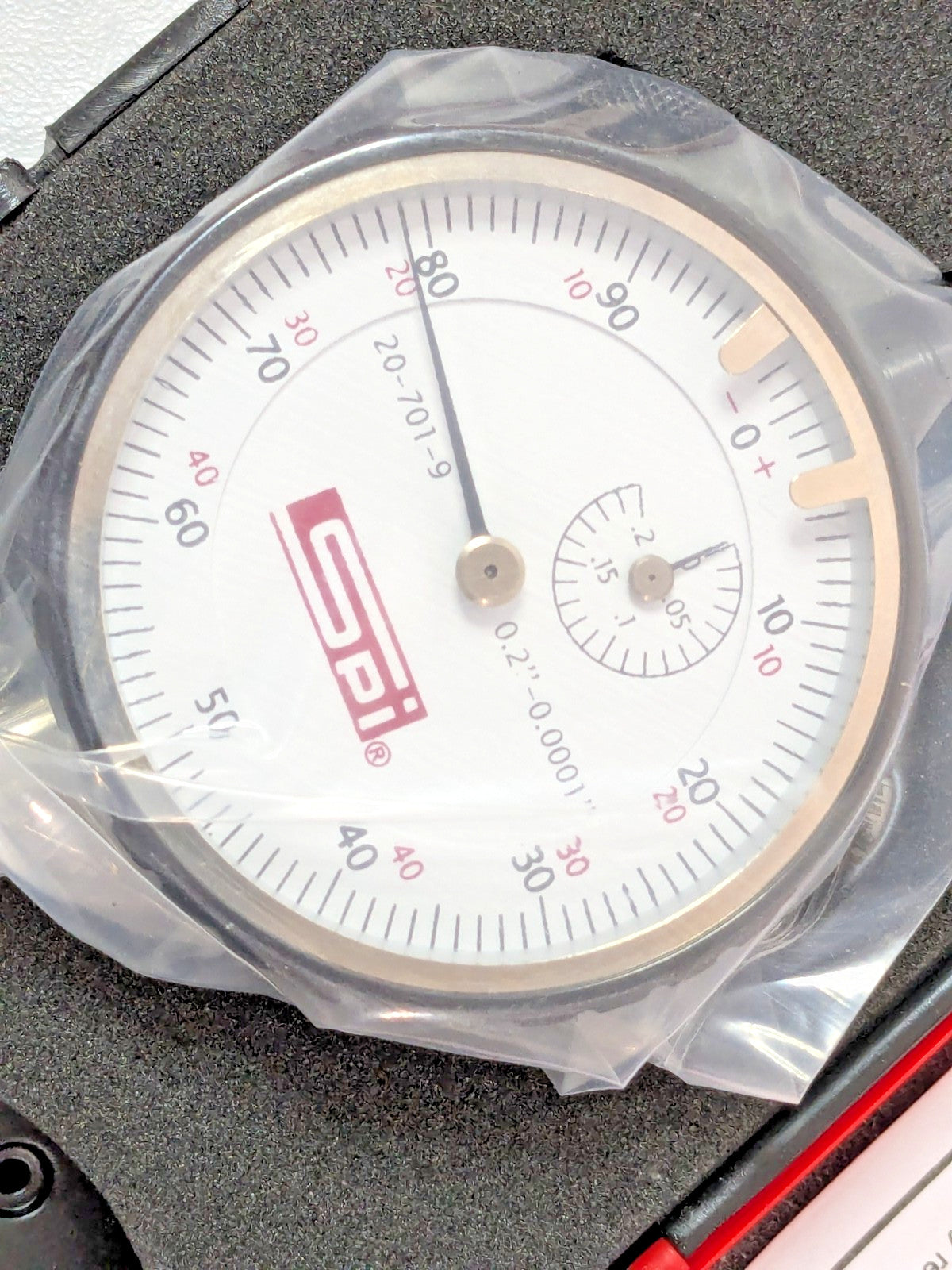 SPI Dial Drop Indicator 0.2" Range 0-100 &amp; 0-50-0 Grad 0.0001" Rea