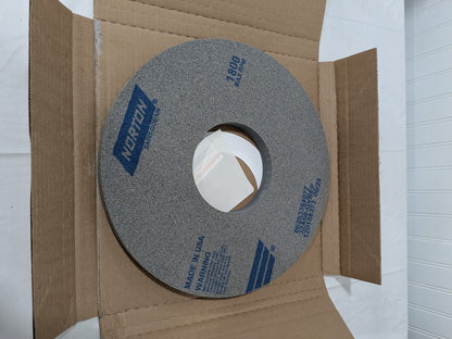 Norton Surface Grinding Wheel: 14" Dia, 1" Thick, 5" Arbor, 60 Grit 66253364077