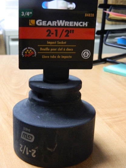 GEARWRENCH 3/4 Drive 2-1/2 Standard Impact Socket