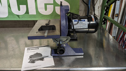 PALMGREN Bench Disc Sanding Finishing Machine 12 Disc Diameter 3/4 HP 120 V