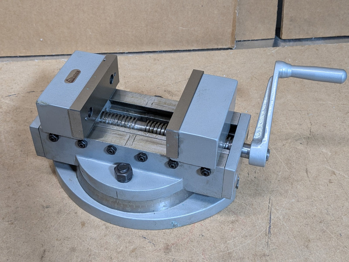 Gibraltar Self Centering Vise w/ Swivel Base 4" Jaw Width 4" Max. Opening 110081