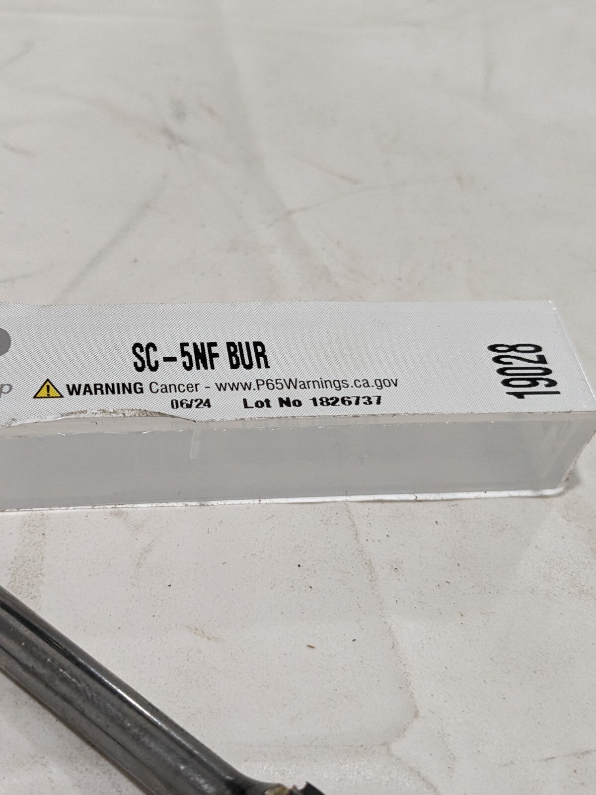 SGS PRO Abrasive Bur: SC-5NF, 1/2" Cut Dia, Ball Nose Cylinder 19028