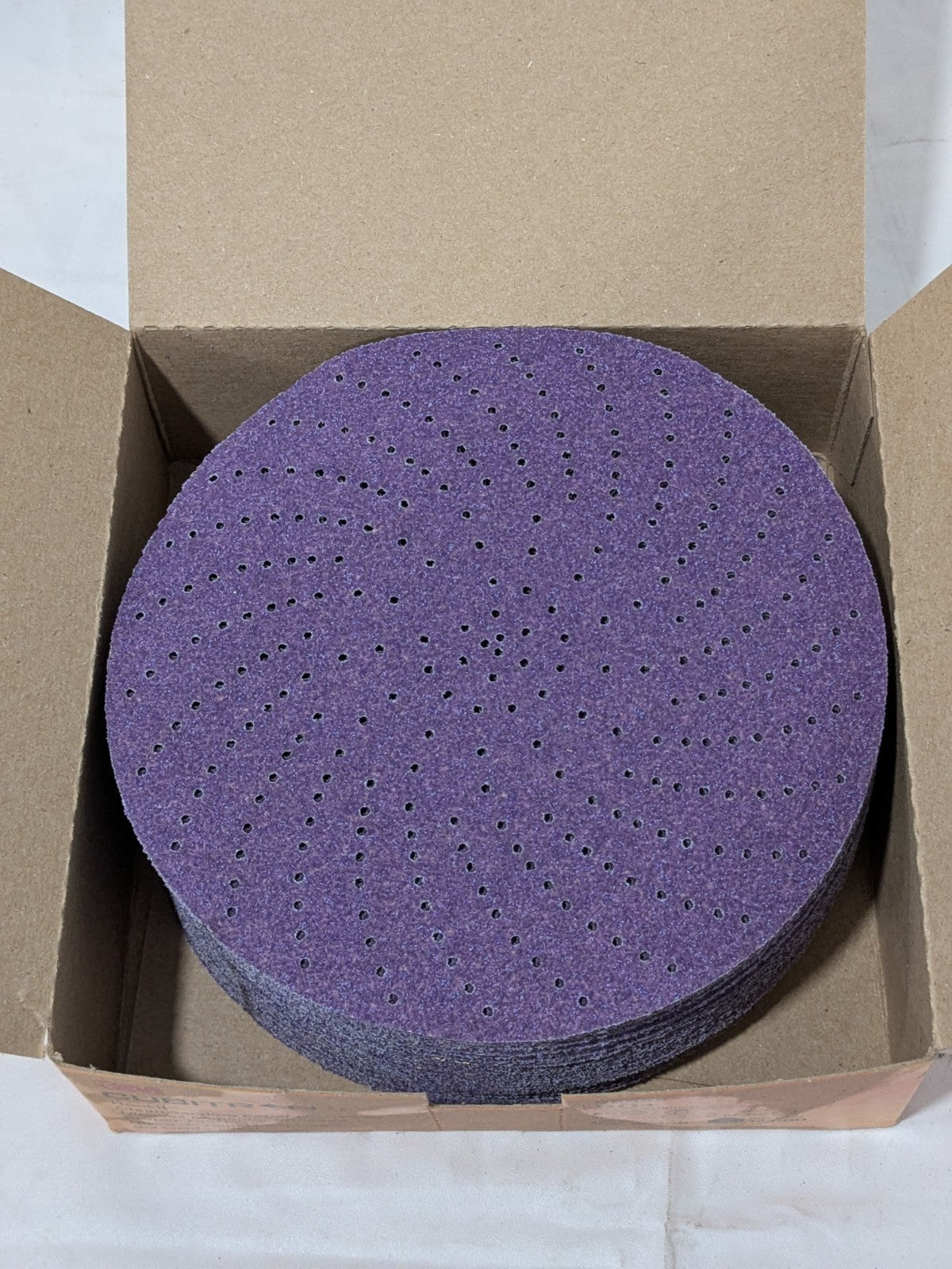 (50) 3M Hook & Loop Disc: 6" Dia, 80G, Coated, Precision Shaped Ceramic 86852