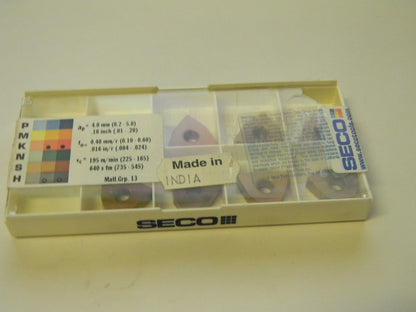 Seco WNMA080408 WNMA432 Grade TK2000 Carbide Turning Inserts Qty 7 18453
