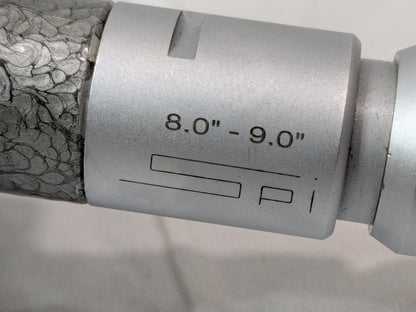 SPI Mechanical Inside Hole Micrometer 8" to 9" Range 5.51" Gage Depth 10-757-3
