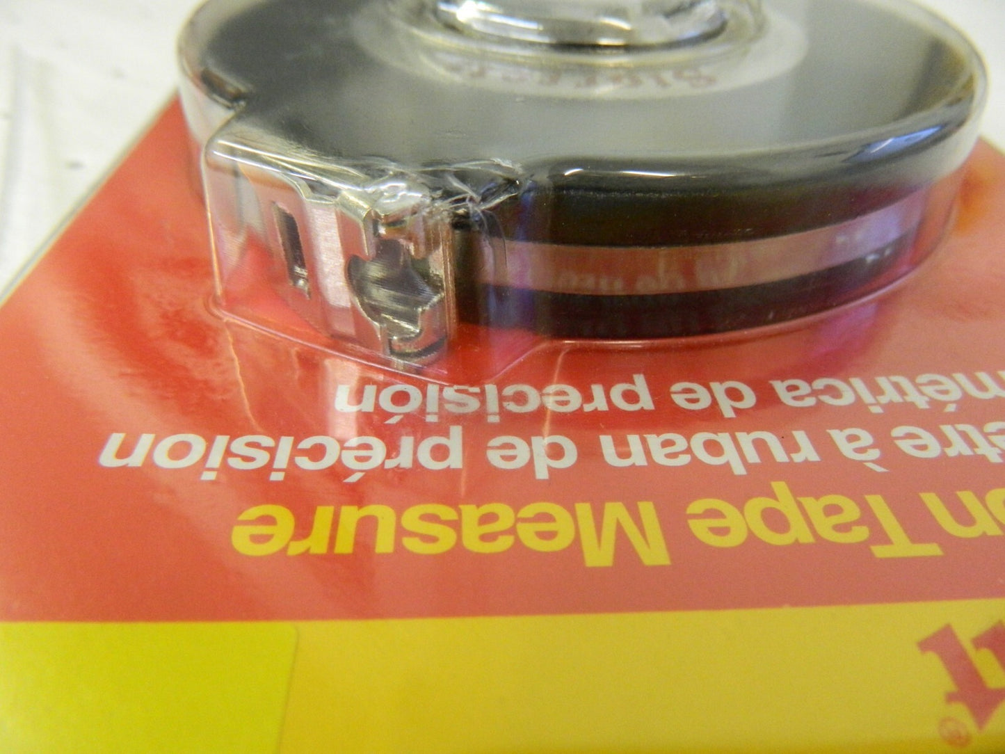 STARRETT Tape Measure: 49' Long, 3/8" Width, Yellow Blade 65956