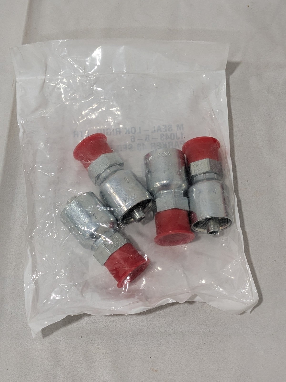 Parker Hydraulic Hose Male ORFS Swivel Fitting: 3/8" Hose ID Qty 4 PP-00313