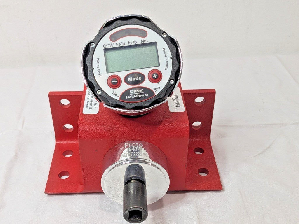 Proto Electronic Torque Tester 3/8" Drive 5-50 Ft-Lb J6474 PARTS/REPAIR