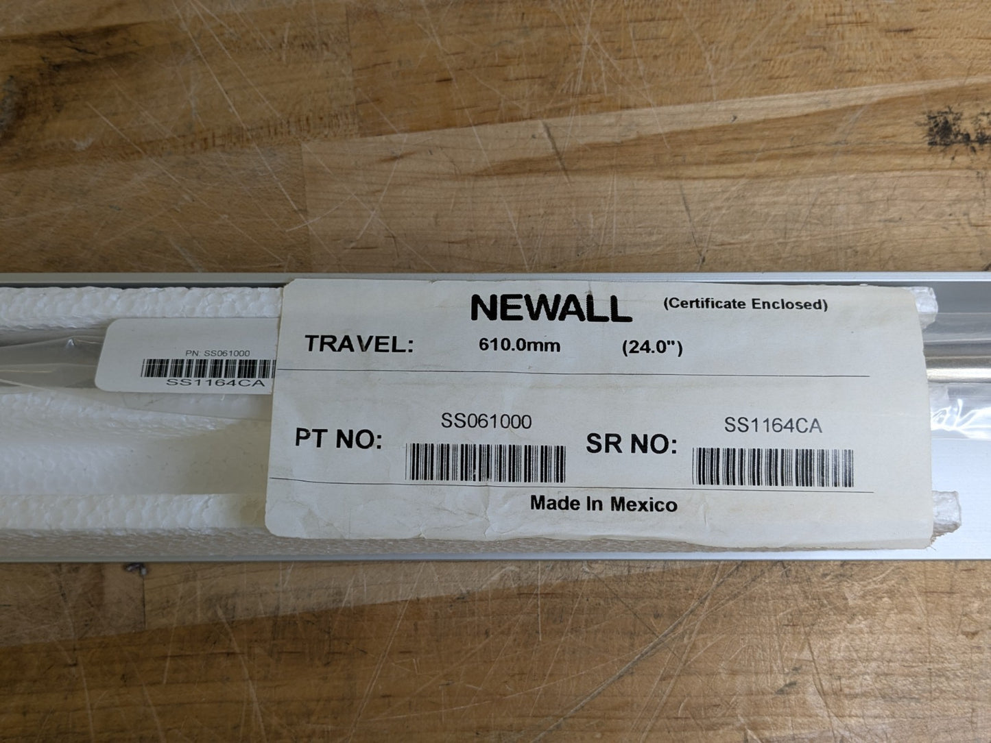 Newall Spherosyn Series Linear Scale for DRO 24" Travel 10 Micron SS061000