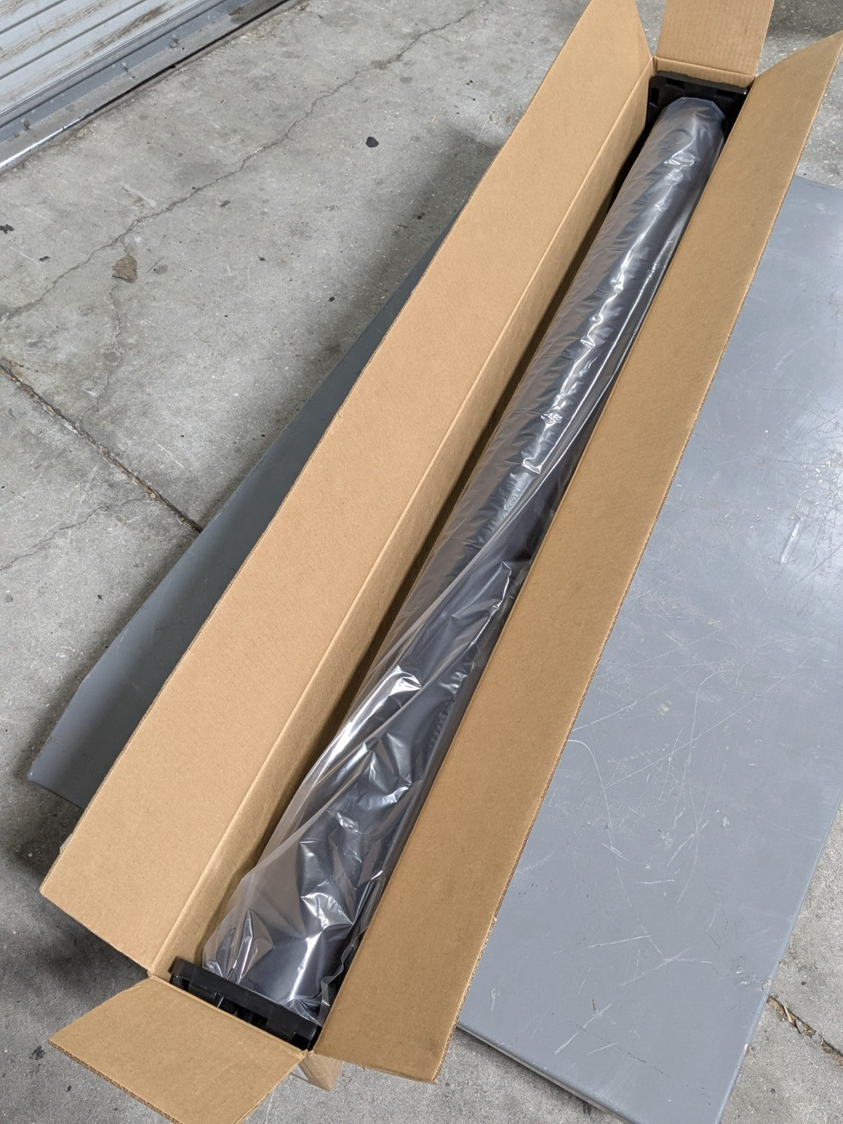 3M Wrap Film Series 2080-S12 Satin Black 60 In. x 25 Yd. Roll 7100308563