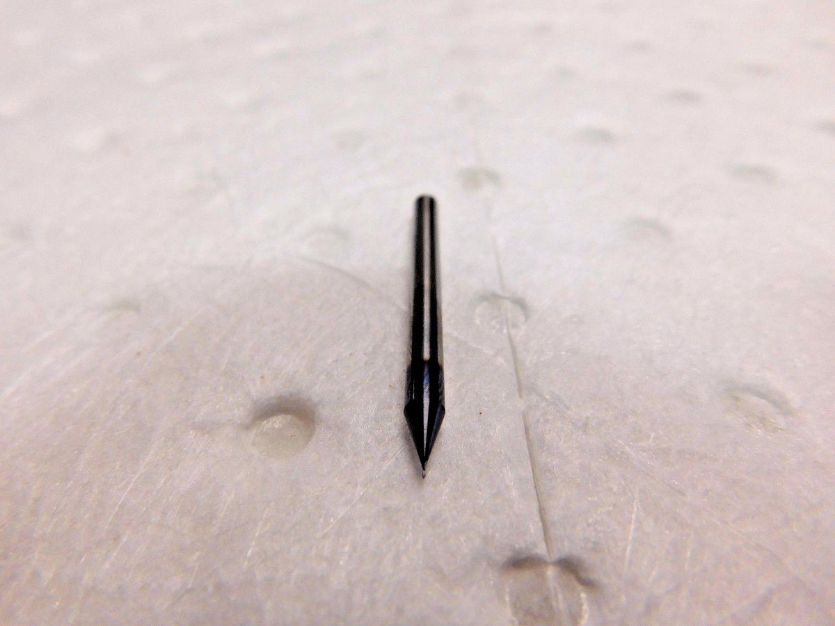 Accupro Solid Carbide Square End Mill 0.008" Dia x 0.24" LOC 2FL #37290061