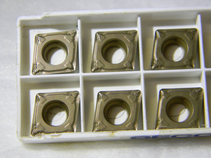 Seco Carbide Turning Inserts CCMT433 F1 Grade TK2000 Qty 10 18291