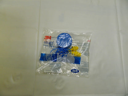 3M Earplug: 25dB, Foam, Flanged, Push-In Stem, Corded qty50 7000002322