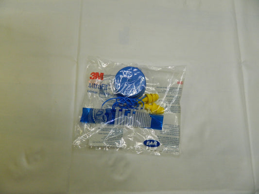 3M Earplug: 25dB, Foam, Flanged, Push-In Stem, Corded qty50 7000002322