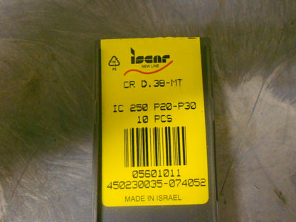 Iscar Carbide Profiling Inserts CR D.38-MT Grade IC250 Qty. 10 5601011