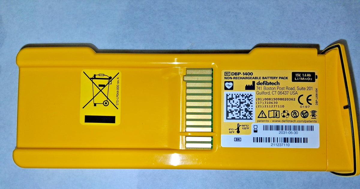 Defibtech Defibrillator Battery Pack DCF-200