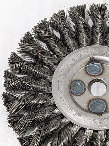 OSBORN Wheel Brush: 6" Wheel Dia, 1/2" Face Width 0002675800