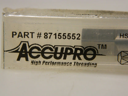 Accupro HSS Spiral Point Tap 1/2"-20 Thread 3 Flute QTY 2  87155552