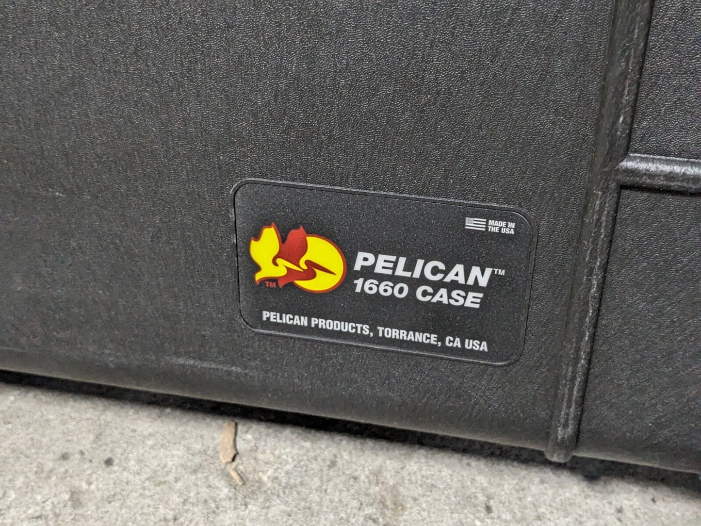 Pelican 1660 Protector Hard Case w/ Foam 31" x 23" x 19" Parts /