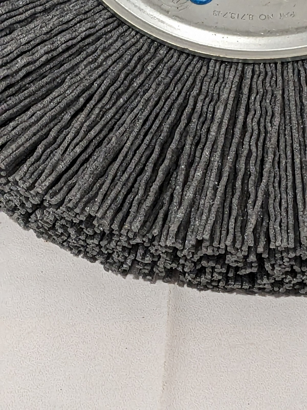 WEILER Wheel Brush: 8" Wheel Dia, 1" Face Width, 0.0400" Wire Dia 97736