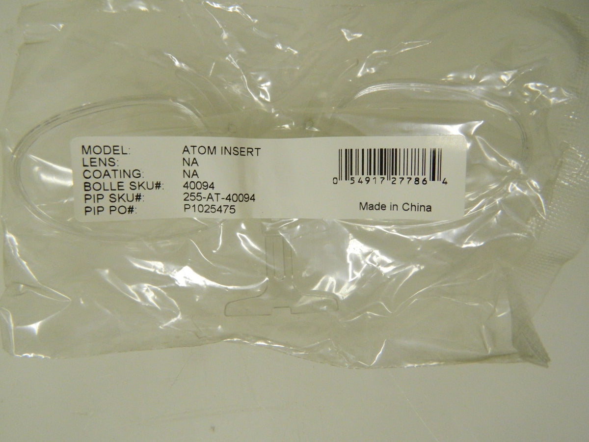 Atom Insert Prescription Insert Holders QTY 40  Translucent 40094