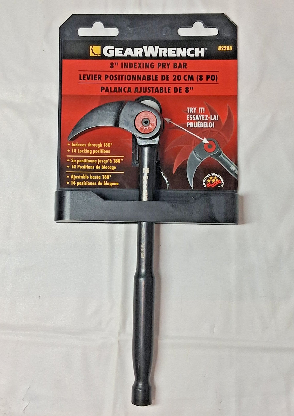 GEARWRENCH Steel Indexing Pry Bars Set of 3 8"/10"/16" OAL 82301D