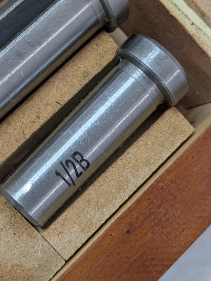 30 Piece Keyway Broach Set 1/8" to 3/8" Keyway Width Style B & C 1395-0730