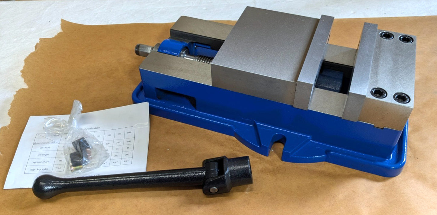 Precision Machine Vise  Single-Station  6" Jaw Width  7-1/2" Jaw Openi