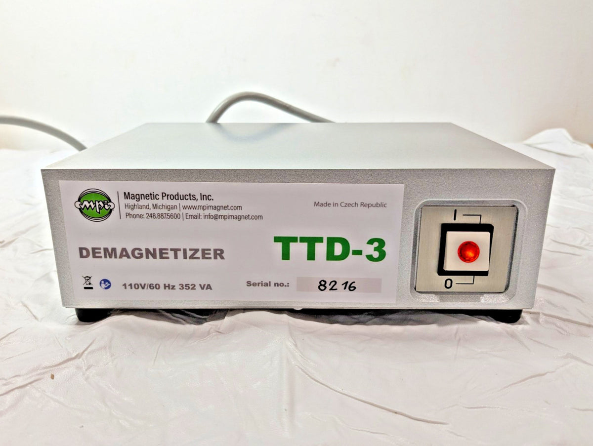 MPI Table Top Demagnetizer 9.8"W x 7.1"L x 3.4"H 110V/60Hz TTD-3
