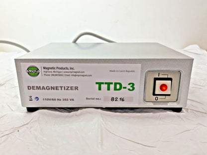 MPI Table Top Demagnetizer 9.8"W x 7.1"L x 3.4"H 110V/60Hz TTD-3