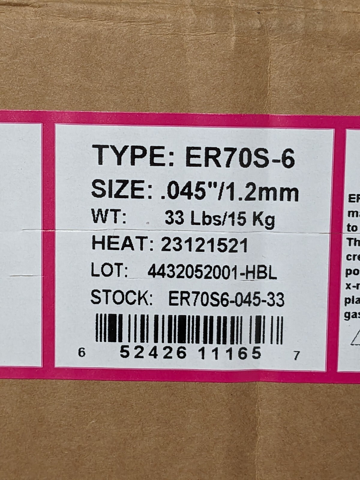 WELDER'S CHOICE MIG Welding Wire: ER70S-6, 0.0450" Dia 33 LB 59803031