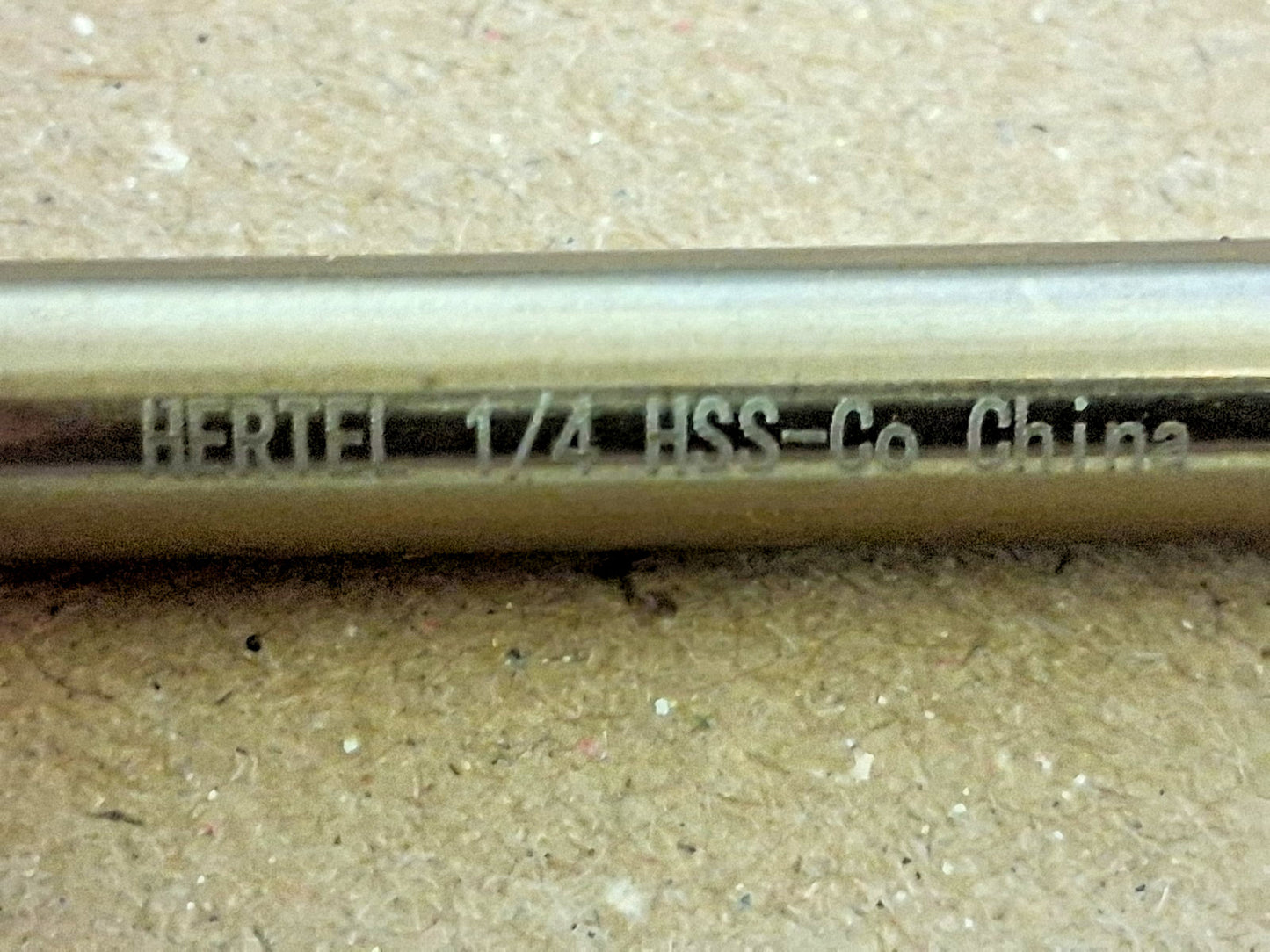 Hertel Cobalt Jobber Length Drill Bits QTY6 1/4" Dia 135 Deg 01190164