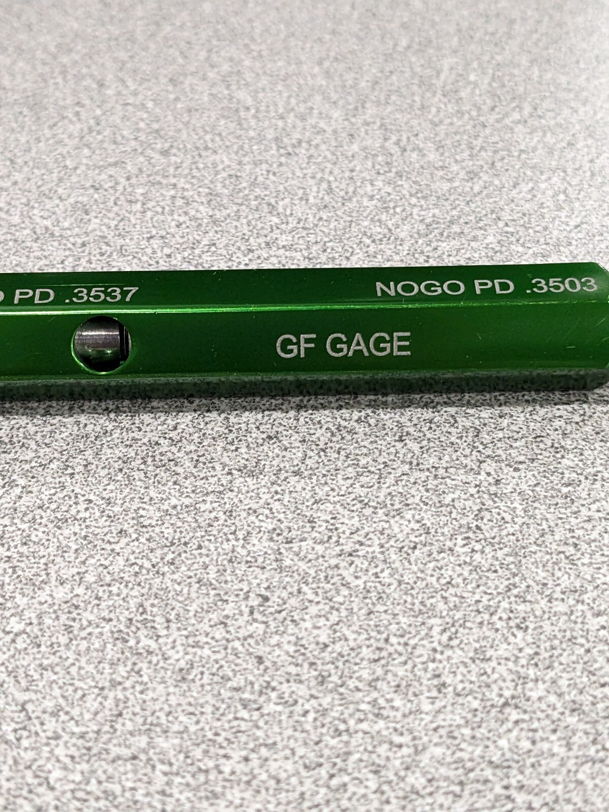 GF GAGE Truncated Taperlock Gage: 3/8-32, Go & No Go Class 2A 55332415