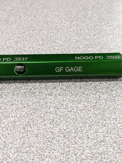 GF GAGE Truncated Taperlock Gage: 3/8-32, Go & No Go Class 2A 55332415