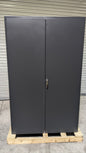 Valley Craft Industrial Storage Cabinet 14 Ga. Steel Grey 48 x 24 x 78 F89109