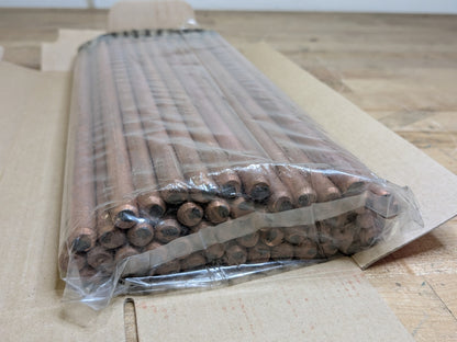 Qty. 50 Techniweld Arc Gouging Carbons 3/8" x 12" Copper Coat Pointed