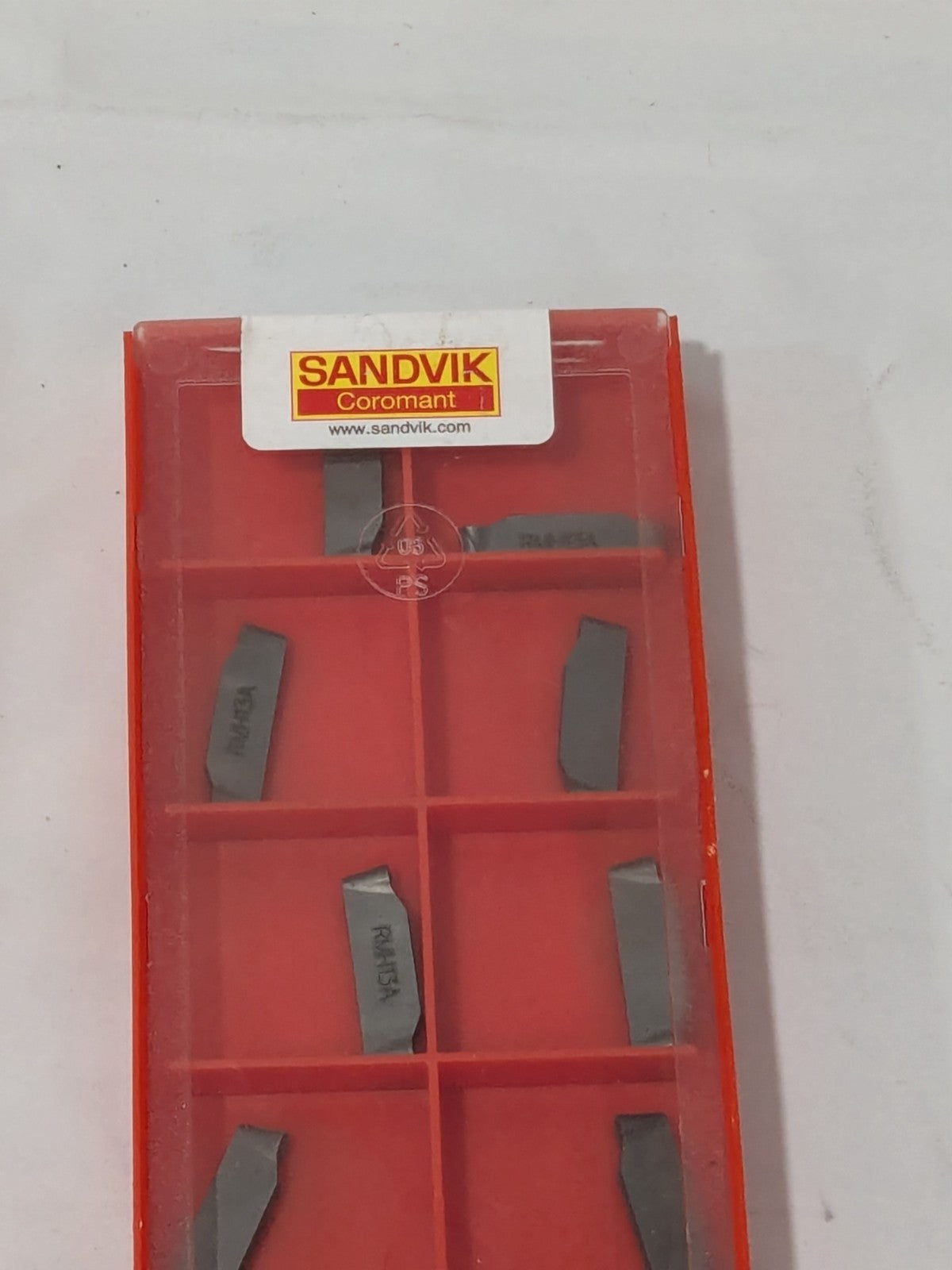 Sandvik CoroCut Carbide Inserts QTY10 N123F2-0318-RM H13A