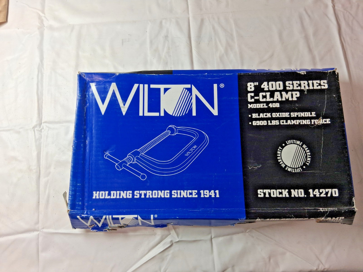 Wilton  Forged Steel vC-Clamp 8-1/4" Max Opening 5" Throat Depth 14270