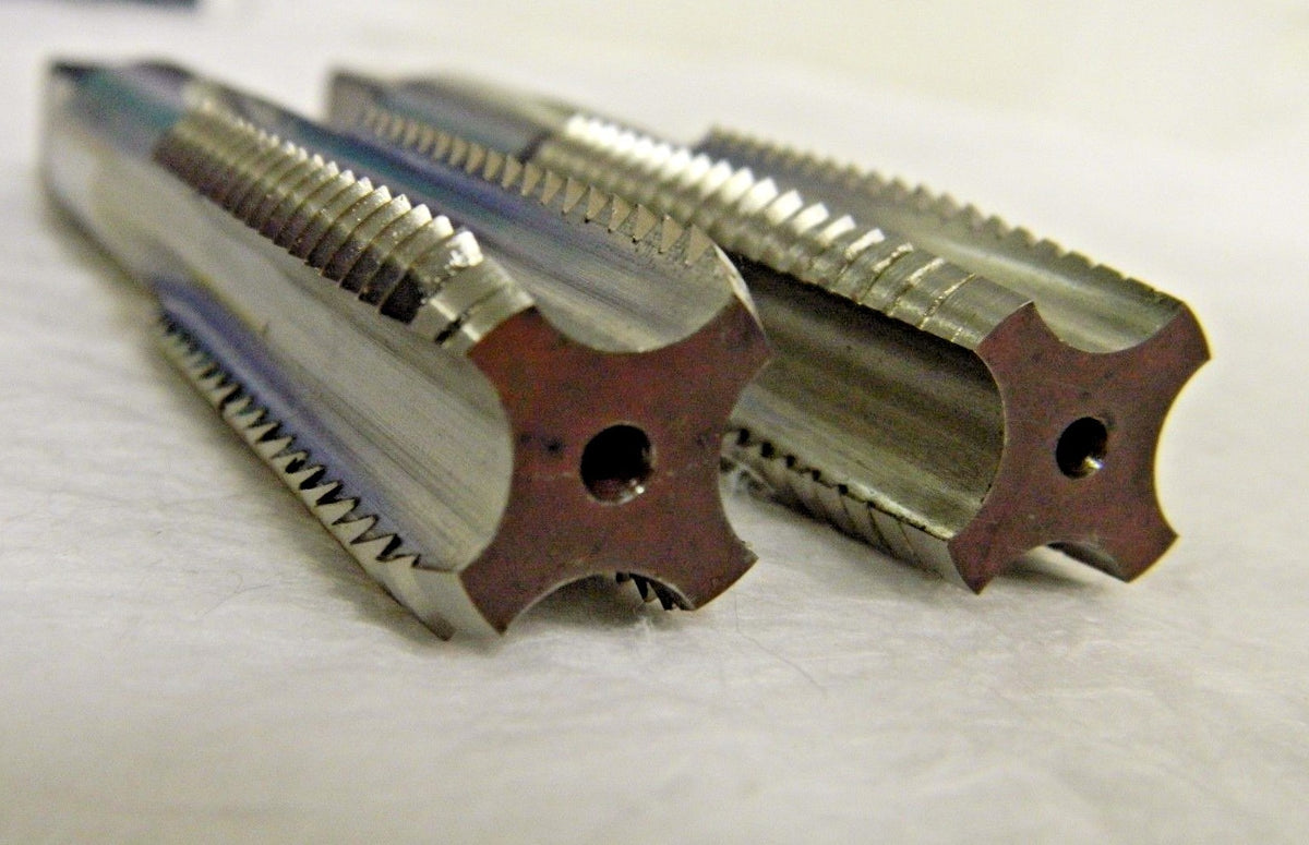 Hertel HSS Hand Tap Set 7/8"-9 UNC H4 4-Flutes Qty. 2 #02385441