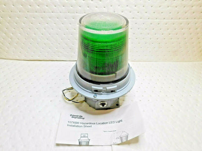 Edwards Signaling LED Flashing or Steady-On Beacon-Green Light 107XBRCMG120A